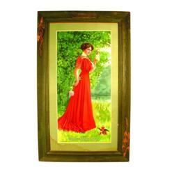 Budweiser Girl Cardboard Sign