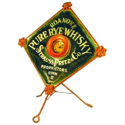 Clock Mirror Roanoke Rye Whiskey