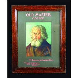 Old Master Coffee Paper/Cardboard Sign