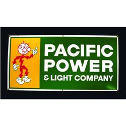 Pacific Power/Light Company Porc. Sign