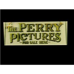 Perry Pictures Reverse Glass Sign