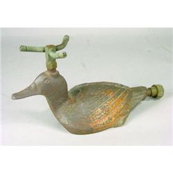 Cast Iron Duck Lawn Sprinkler