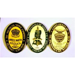 Three Celluloid Pocket Mirrors