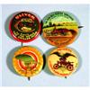 Image 1 : Four Celluloid Advertising Pinbacks