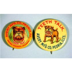 Avery Threshers Celluloid Pinbacks