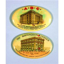 Two Celluloid Pocket Mirrors