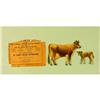De Laval Die Cut Tin Cow and Calf