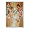 Image 1 : Batia Magal, "Sister" Hand Signed Limited Edition Serigraph on Paper with Letter