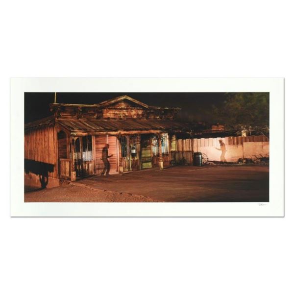 Robert Sheer,  Calico Ghost Town Gunfight  Limited Edition Single Exposure Photo