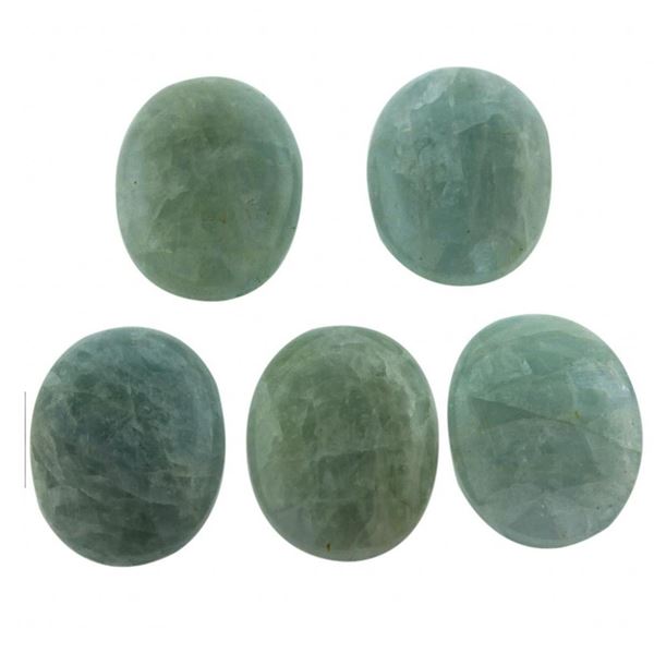 65.17 ctw Oval Cut Oval Cabochon Cut Natural Aquamarine Parcel