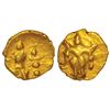 Image 1 : Medieval India: Kadambas of Nagarakhanda (North Karnataka),anonymous gold haga or ¼ fanam, 0.11g