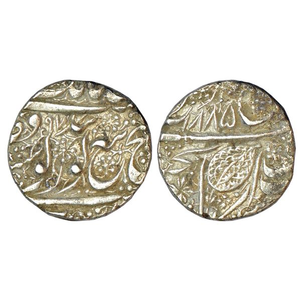 Independent Kingdoms: Sikh Empire, silver rupee, Amritsar mint, 'Nanak Shahi' couplet, 11.01g.