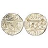 Image 1 : East India Company(?): Silver rupee with inscriptions in Western language rendered in Farsi, 11.49g.