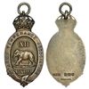 Image 1 : Medals: British India, Army Temperance Association, oval shape silver medal, 15.11g.