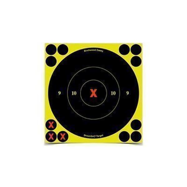 B/C SHT-N-C RND BULLSEYE TGT 100-6"