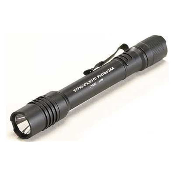 STRMLGHT PROTAC 2AA LED BLK W/HLSTR