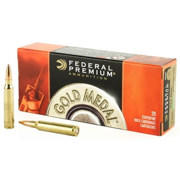 FED GOLD MDL 223REM 69GR BTHP - 20 RDS