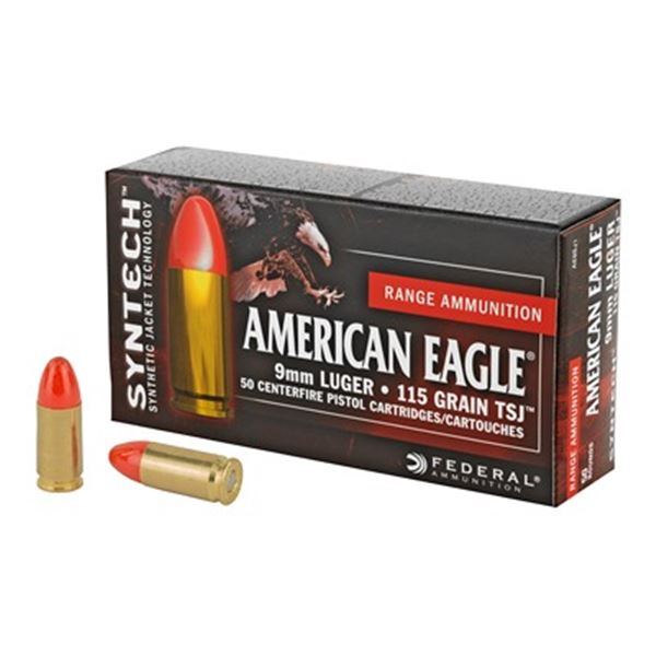 FED SYNTECH 9MM 115GR TSJ - 50 RDS