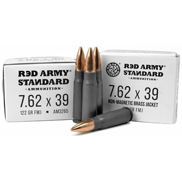 RED ARMY STD WHT 762X39 - 80 Rds