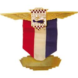 Unused 1930 Chicago National Air Races Badge