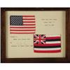Image 1 : Project Mercury Flown U.S. and Hawaii Flags