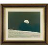 Image 1 : Apollo 8 "Earthrise" Large Color Photo Signed