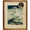 Image 1 : Buzz Aldrin Large Signed Color Apollo 11 Photo