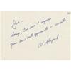 Image 2 : Alan Shepard Autograph Note Signed "Al Shepard,"