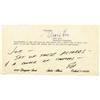 Image 2 : Edward H. White II Autograph Note Signed "Ed"