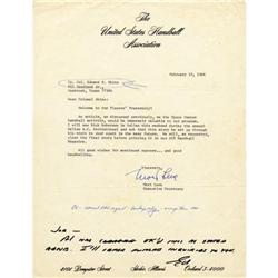 Edward H. White II Autograph Note Signed "Ed"