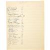 Image 1 : NASA "Attendance" Sheet Signed By 24 Astronauts No lot.[BR][BR][b]Shipping:[/b] Flat Material, Small