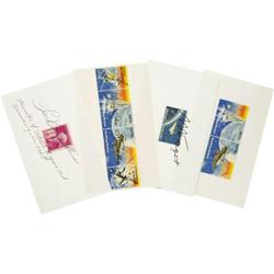 Collection of Space Pioneers Signed Stamps