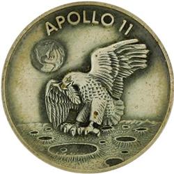 Flown Apollo 11 Medallion From Buzz Aldrin