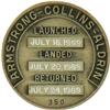 Image 2 : Flown Apollo 11 Medallion From Buzz Aldrin