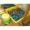 Image 1 : 2 CANS OF SKEET SHOOT DISCS & A CONTAINER OF EMPTY SHOTGUN SHELLS