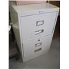 Image 1 : 2 DRAWER FILING CABINET NO KEYS