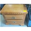 Image 1 : TWO DRAWER NIGHT STAND