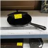 Image 1 : 8" CAST IRON FRY PAN WITH LID