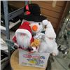 Image 2 : BOX OF ASSORTED CHRISTMAS FIGURINES ETC