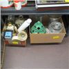 Image 1 : 2 BOXES OF ASST. CANNISTERS, LAMP & MISC.