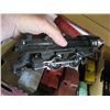Image 3 : FLAT OF ASST. MODEL TRAIN CARS, ENGINE, ETC.