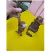Image 2 : CARVED WOODEN PIPE & WOODEN MAN FIGURINE