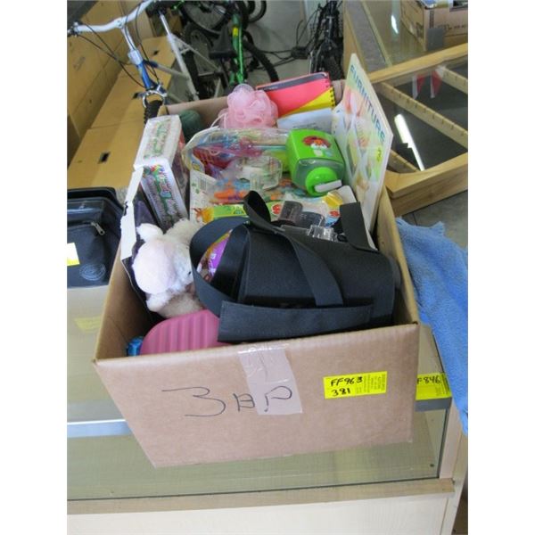 BOX OF "NEW" KIDS TOYS
