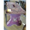 Image 2 : PAINTED WOOD STOOL