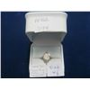 Image 3 : LADIES 9KT CAMEO RING WITH 4 DIAMONDS, SZ 4.5