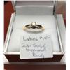 Image 1 : LADIES 14KT SOLITAIRE DIAMOND RING, SZ 7