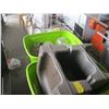 Image 2 : NEWCO 2 BURNER COFFEE WARMER & 2 BINS ASST. COFFEE POTS, CHILD SEATS & COFFEE FILTERS