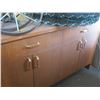 Image 1 : WORKSHOP DESK WITH MATCHING CREDENZA