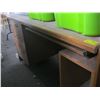 Image 2 : WORKSHOP DESK WITH MATCHING CREDENZA