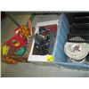 Image 1 : 3 BOXES & BIN OF ASST. ELECTRICAL